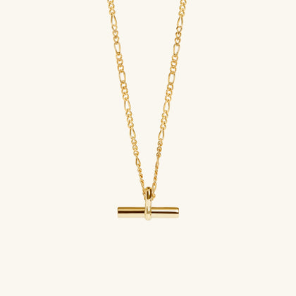 T-Bar Necklace Gold